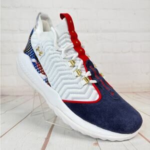 Under Armour Harper 9 USA Baseball Turf Shoes Mens Size 11.5 3027440-101